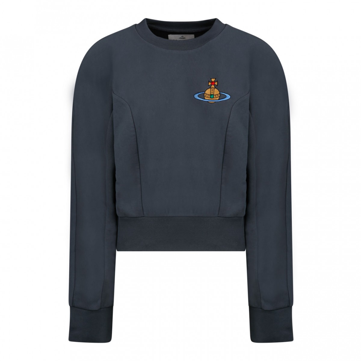 Dark Grey Logo Patch Sweatshirt