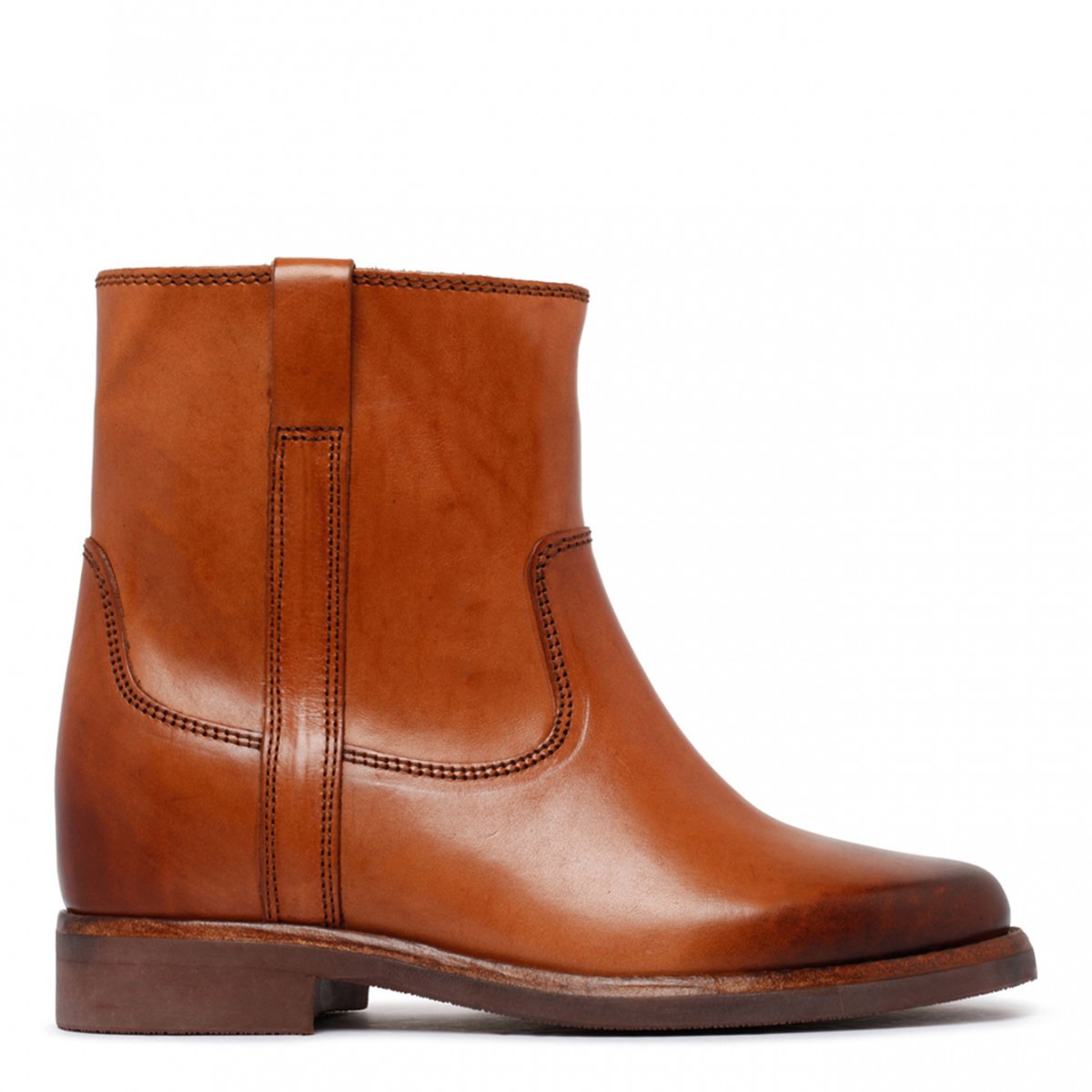 Cognac Brown Susee Ankle Boots