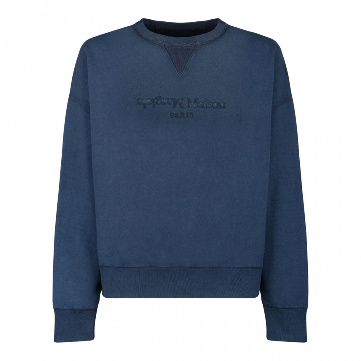 Blue Reverse Logo Sweatshirt