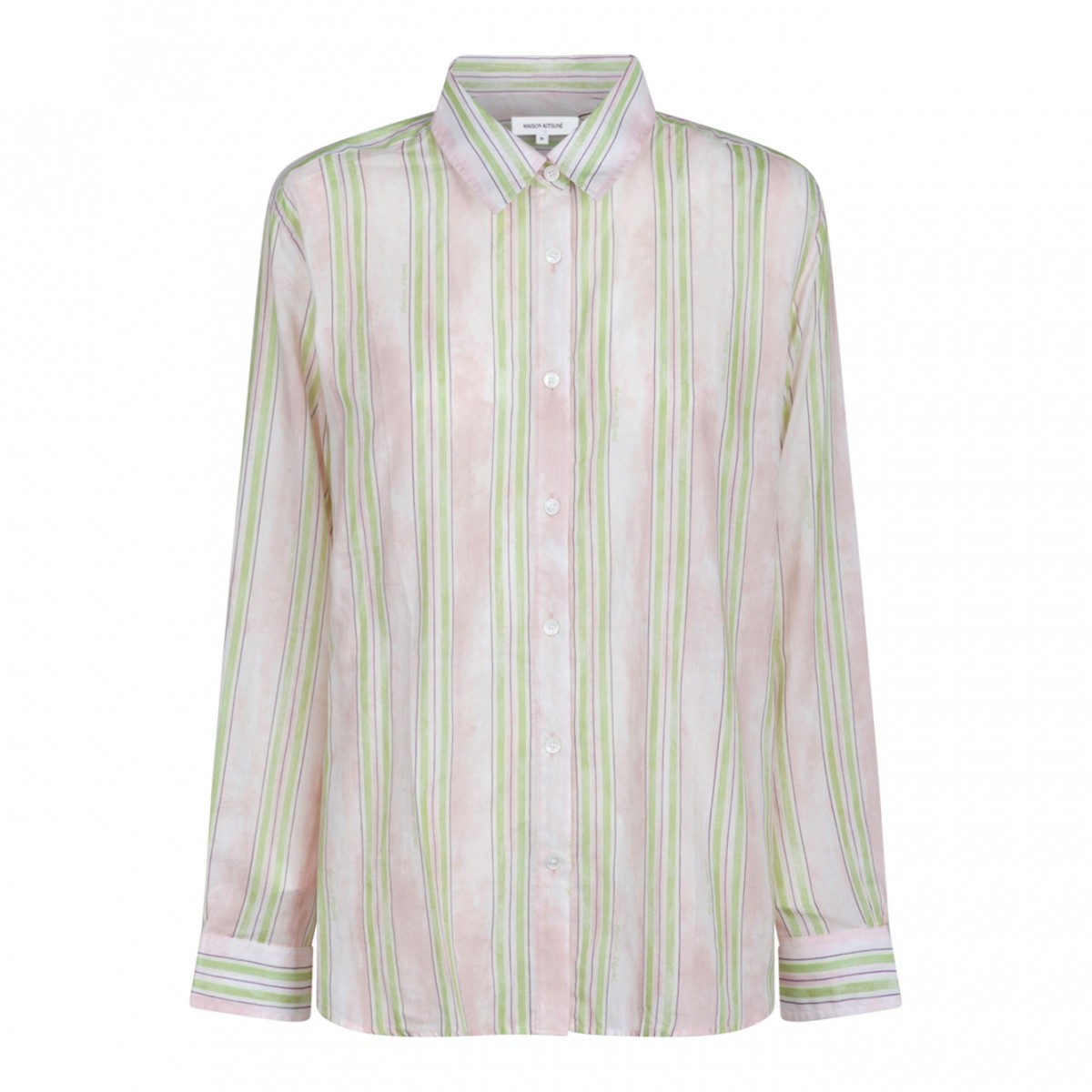 Maison Kitsun Classic Striped Shirt