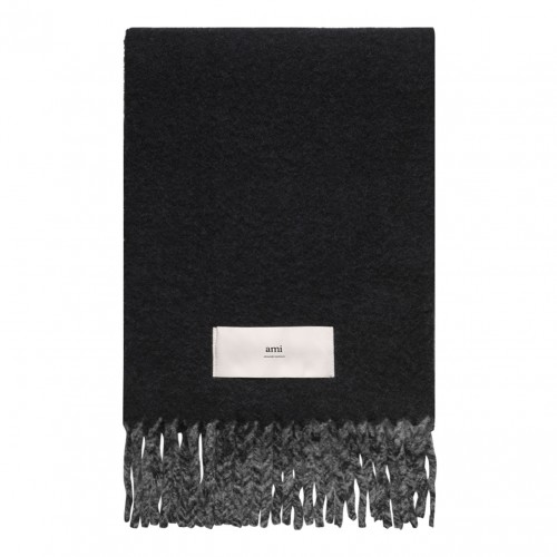 Black Ami Label Scarf