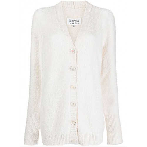 White Knitted Cardigan