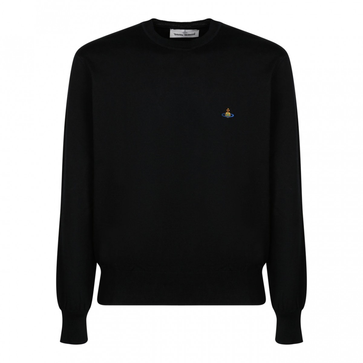 Alex Round Neck Black Knitwear