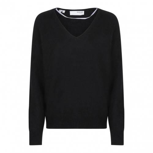 Black Knitted Sweater