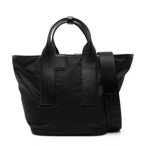 Black Piuma S Tote Bag