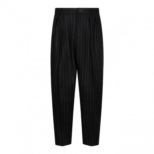 Black Pinstripe Pants