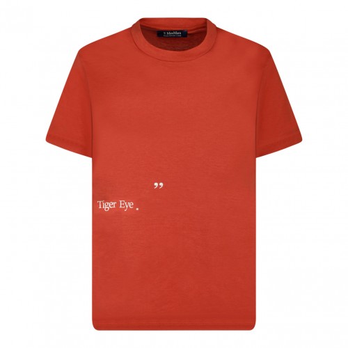 Orange Print T-Shirt