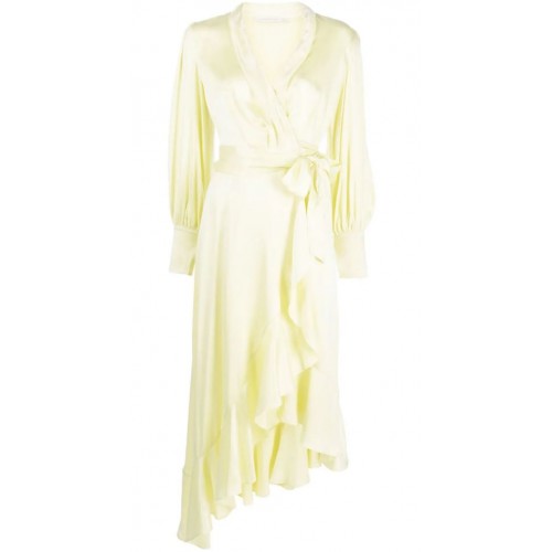 Lemon Wrap Dress