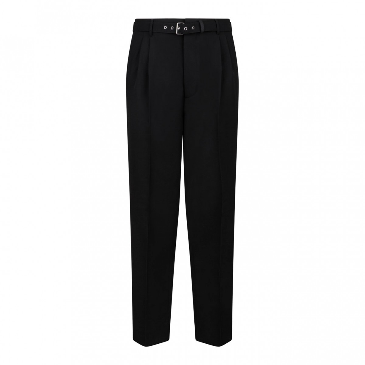 Black Wool Trousers