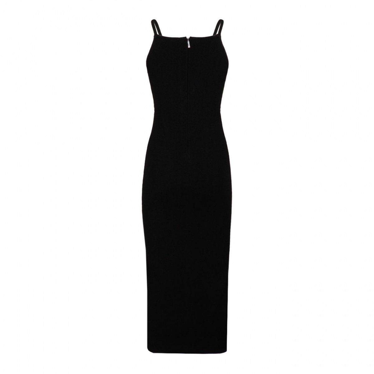 Michael Kors Black Knitted Midi Dress