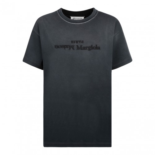 Balck Washed Logo T-Shirt