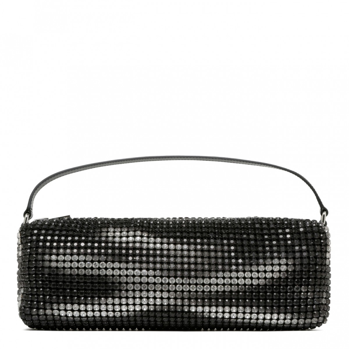 Black Recatngula Rhinestones Bag