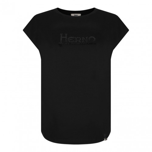 Black Logo Print T-Shirt