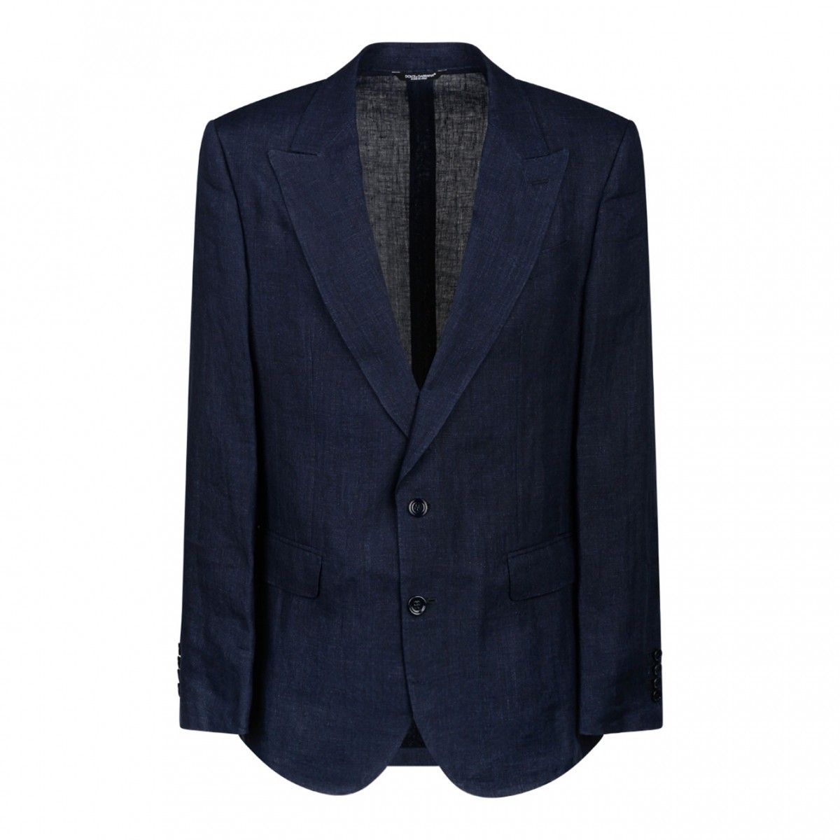 Dolce & Gabbana Single-Breasted Linen-Blend Jacket