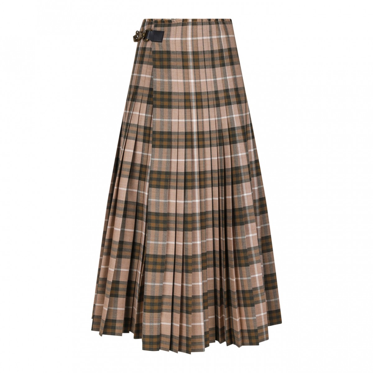 Checked Maxi Skirt