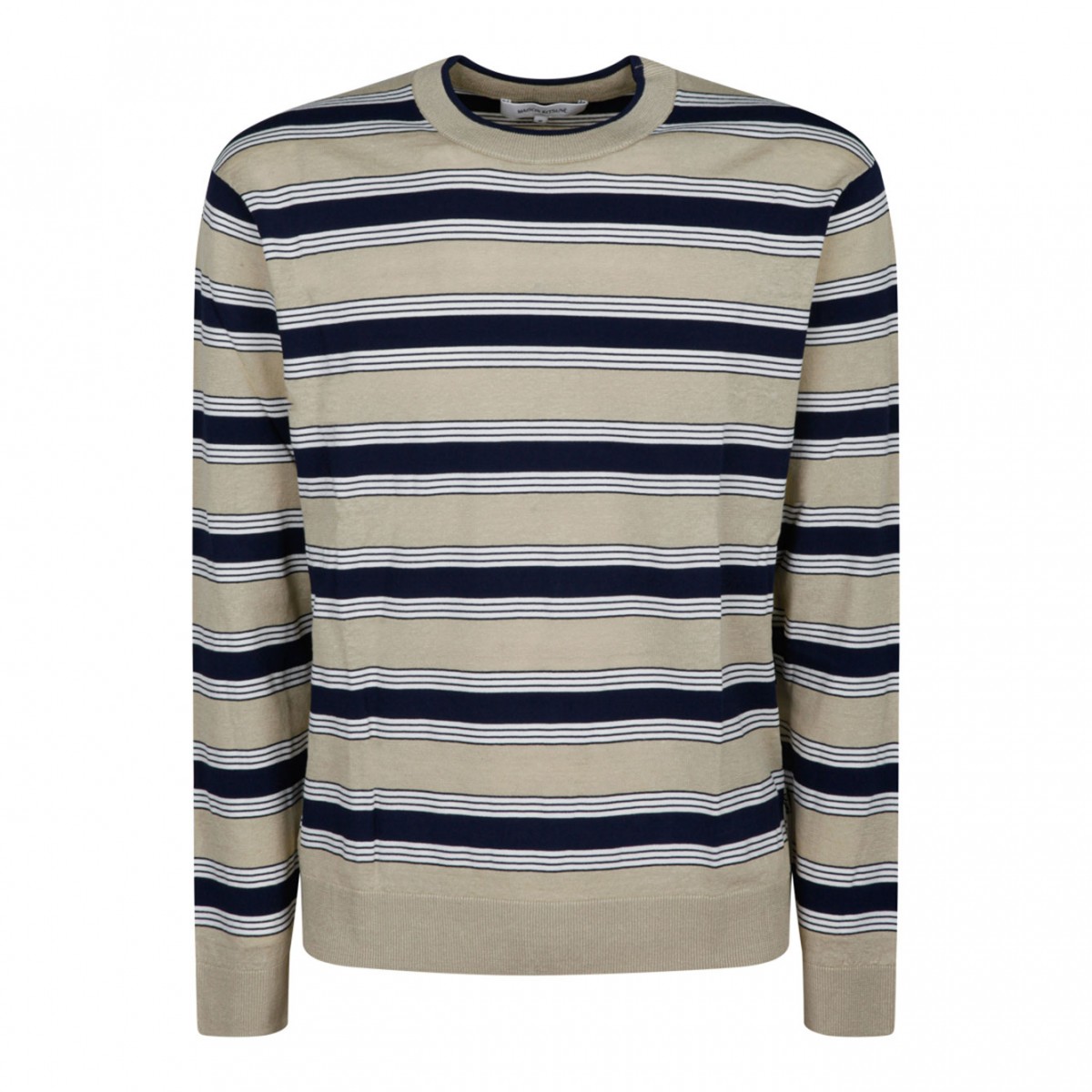 Maison Kitsun Multicolour Striped Jumper