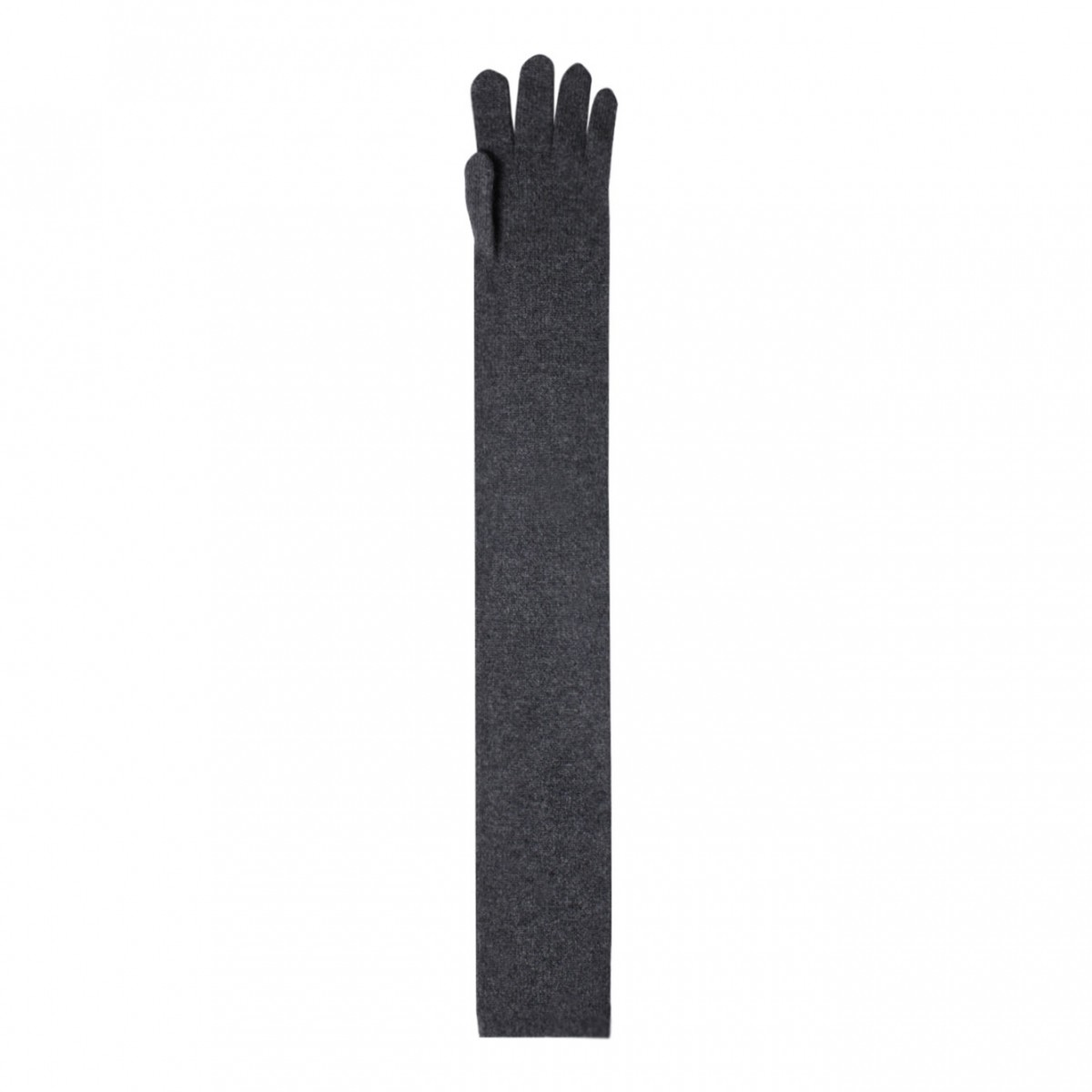 Dark Grey Long Gloves