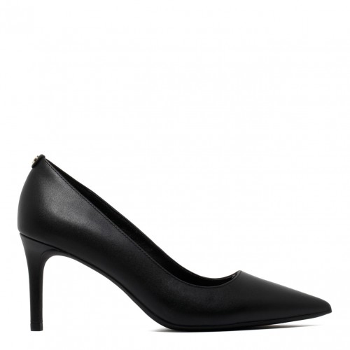 Black Calf Leather Keke Pumps