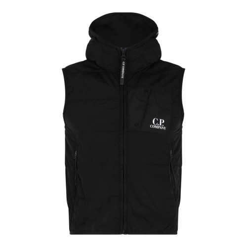 Black Padded Gilet