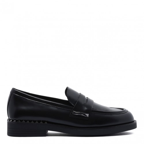 Black Leather Loafers