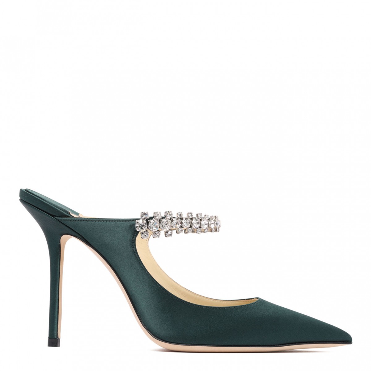 Bing 100 Dark Green Mules