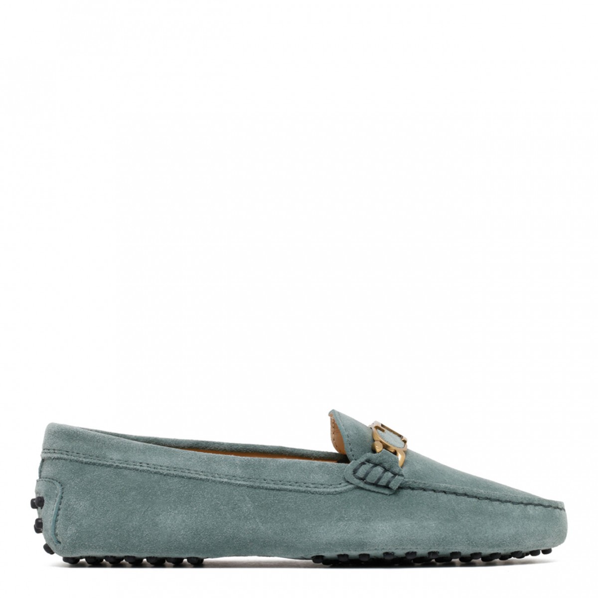 Tod's Laurel Wreath Gommino Suede Moccasin