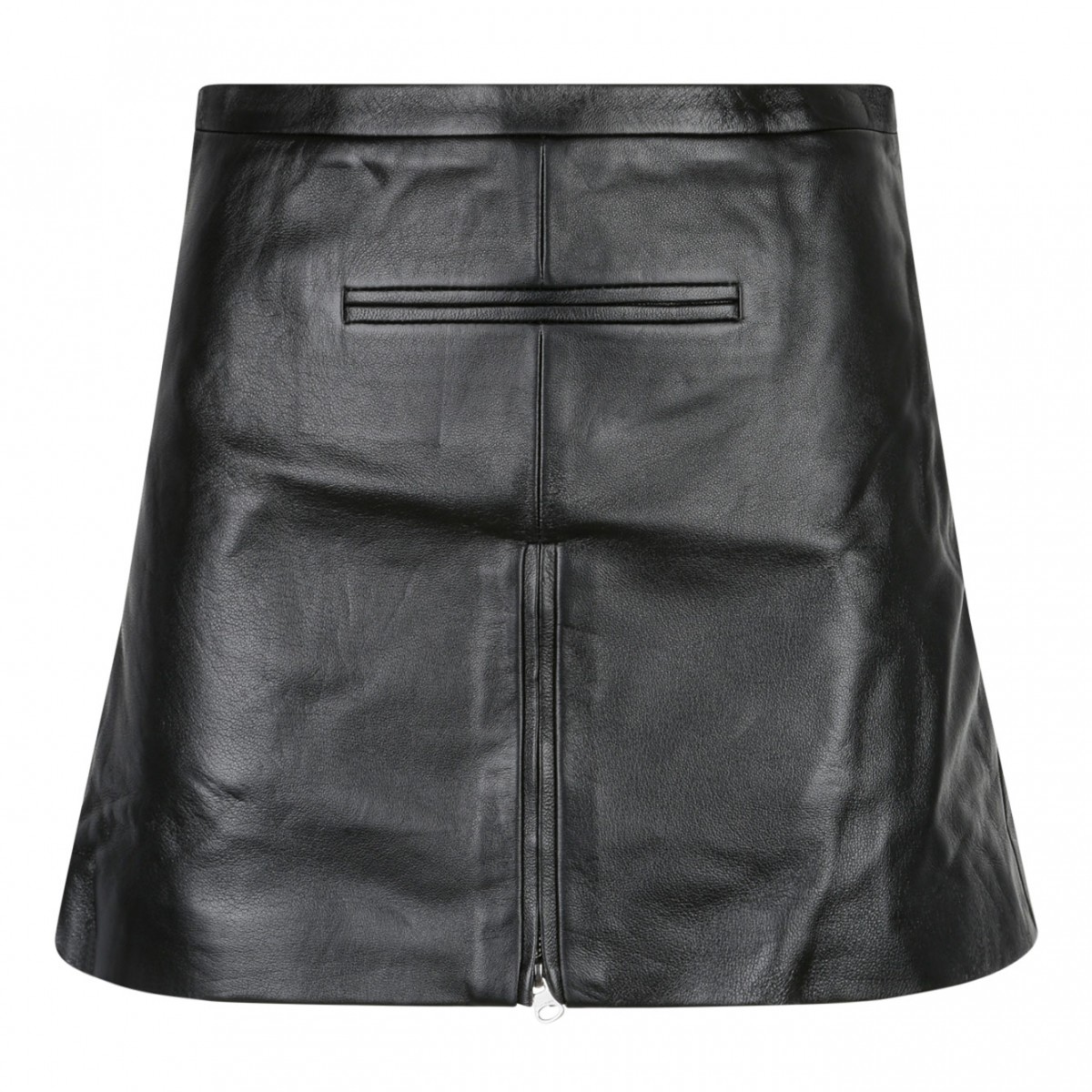 Black Mini Tailored Skirt