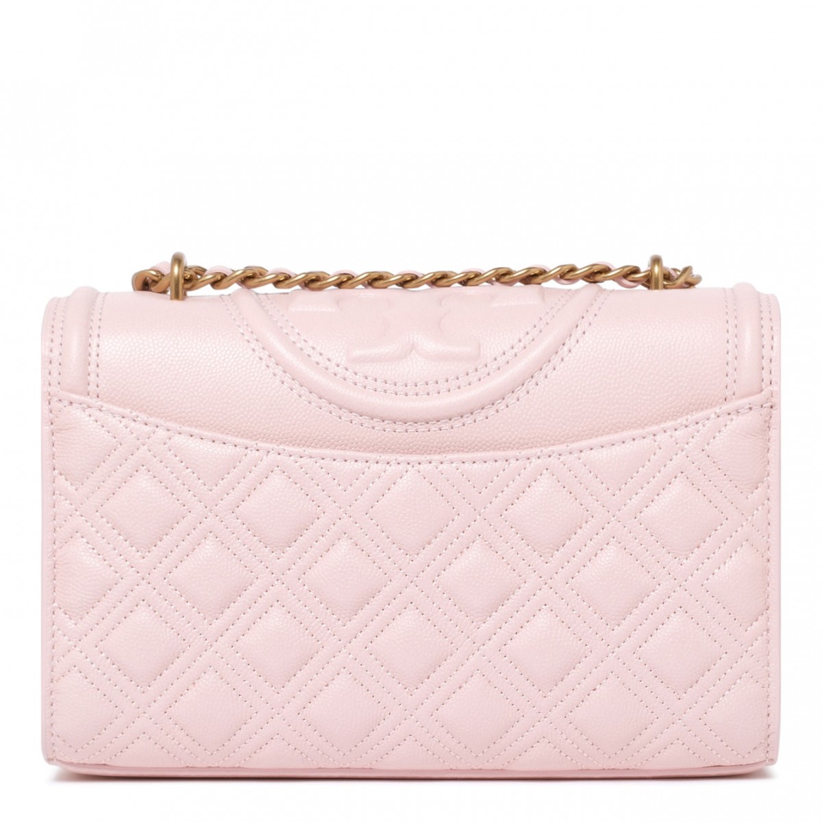 Top TORY BURCH Fleming Small Convertible Shoulder Bag Tea Pink