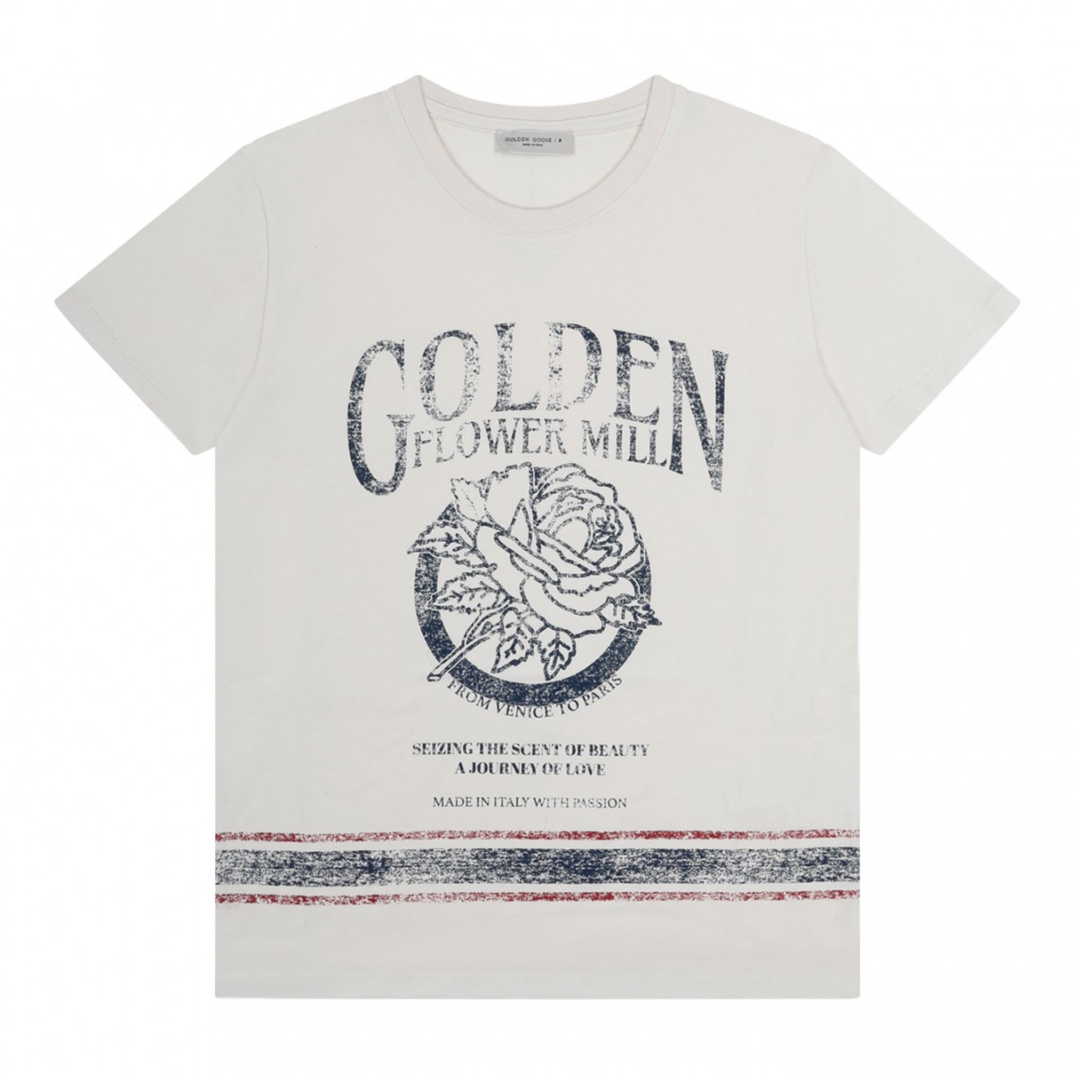 Ivory Graphic Print T-Shirt