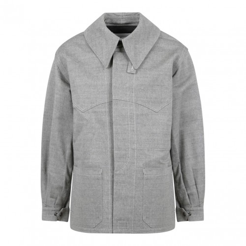 Light Grey Shirt Jacket