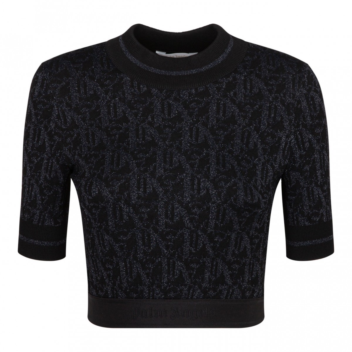 Palm Angels Black Knitted Top