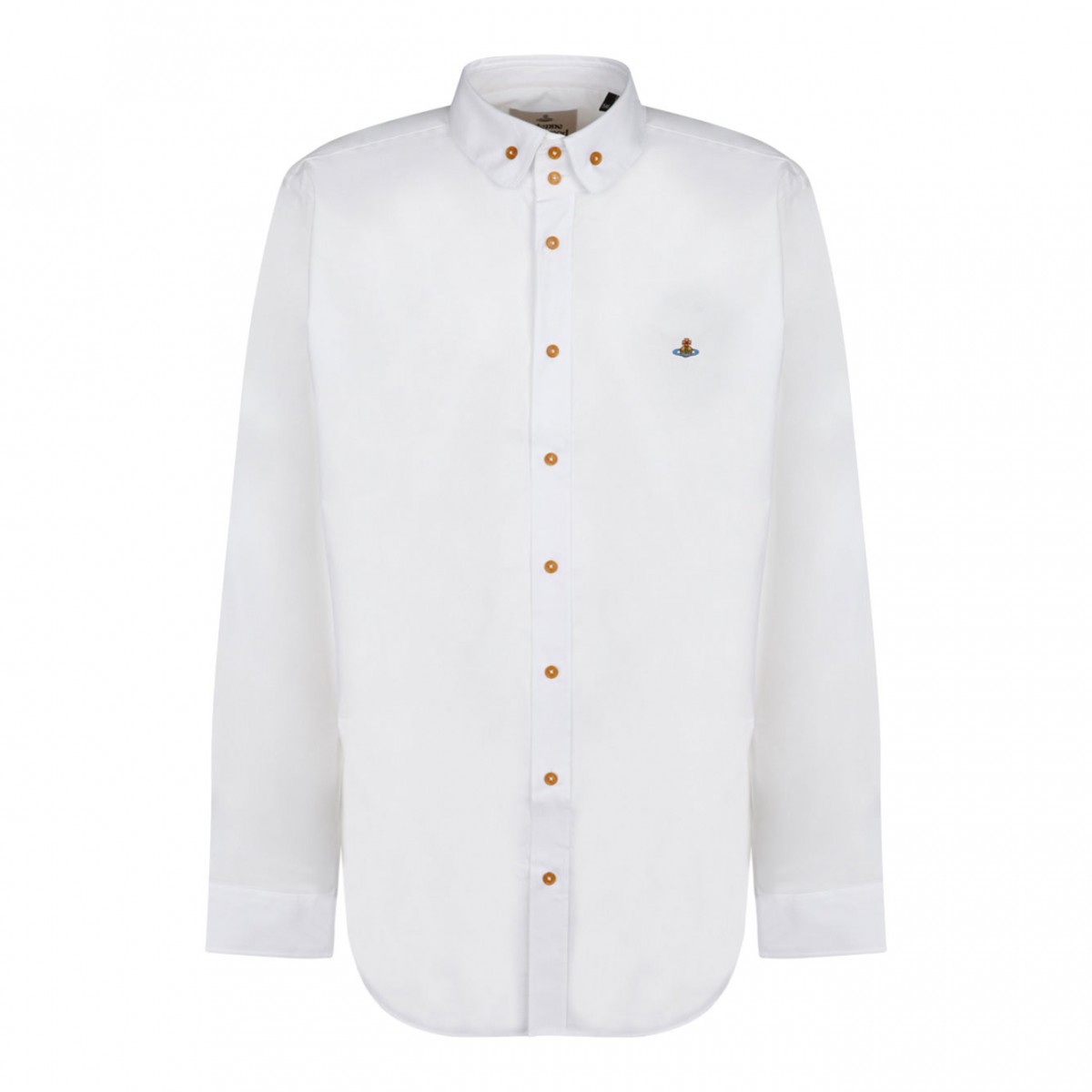 White Two Button Krall Shirt