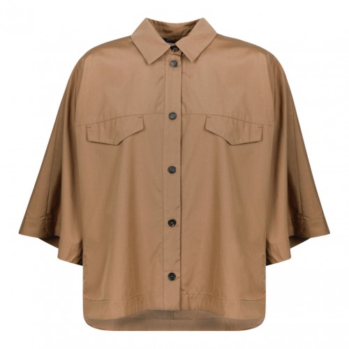 Camel Washed Shirt