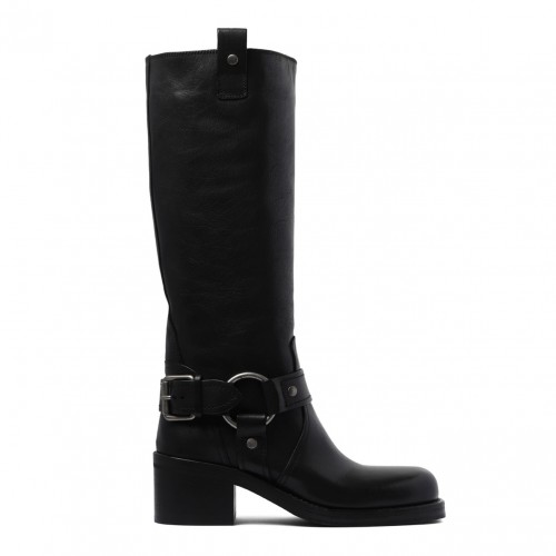 Black Biker Boots