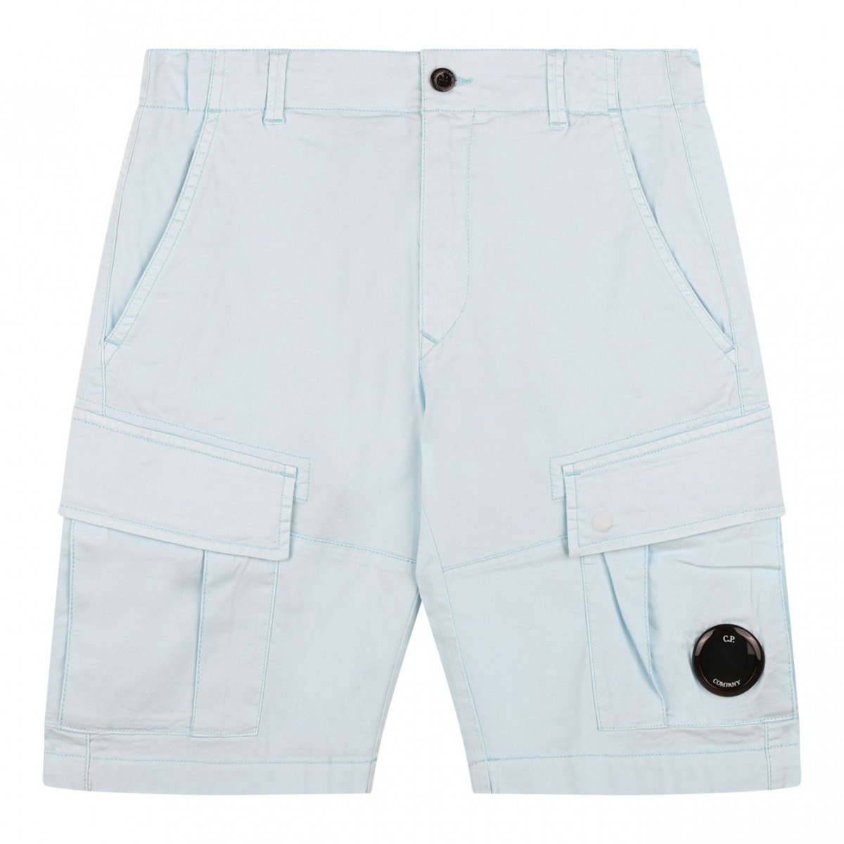 Light Blue Cargo Shorts