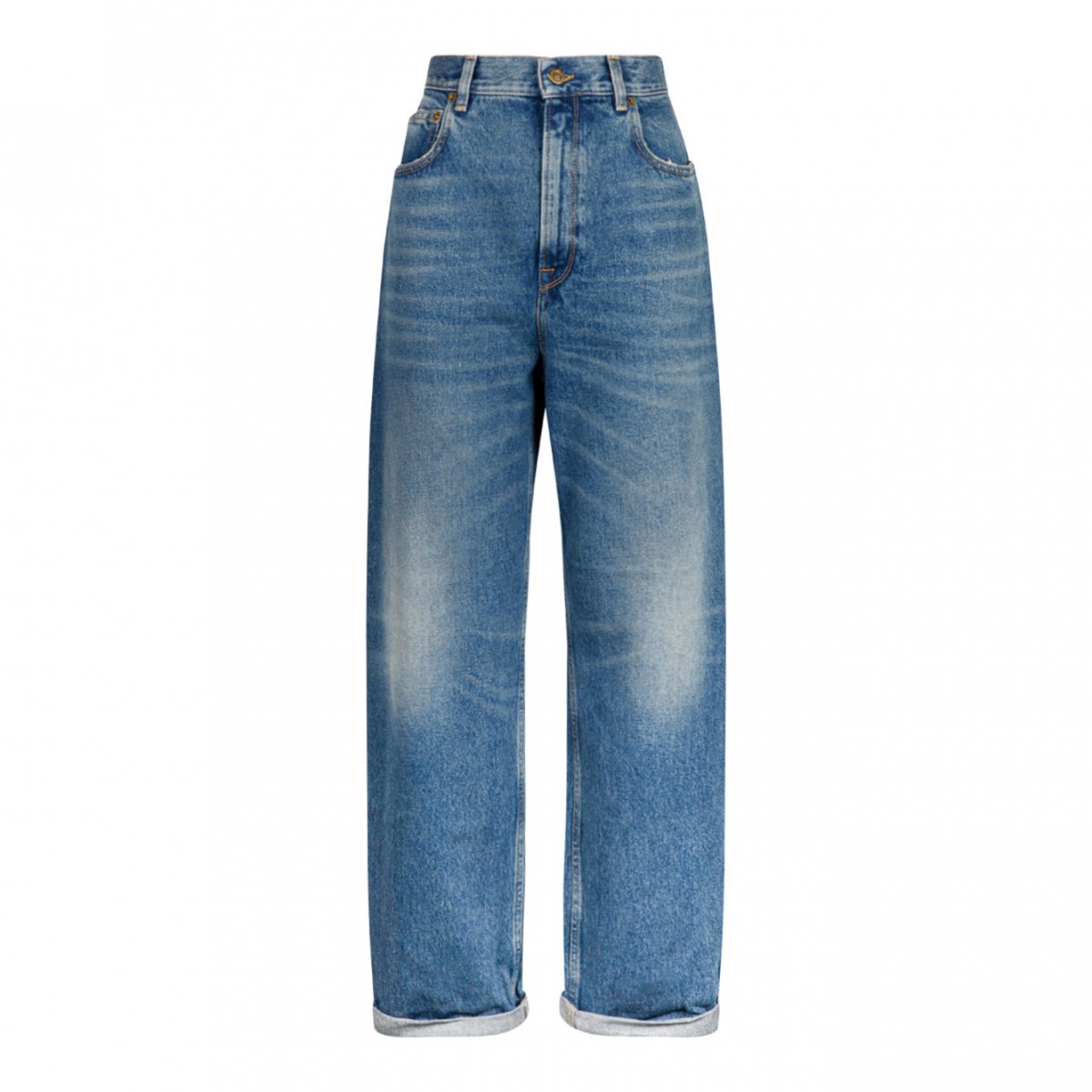 Blue Medium Wash Jeans