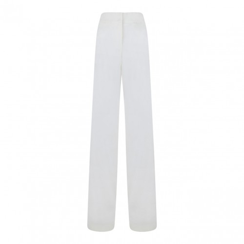 White Wide Leg Trosuers