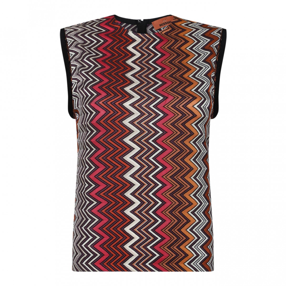 Multicolour ZigZag Motif Top