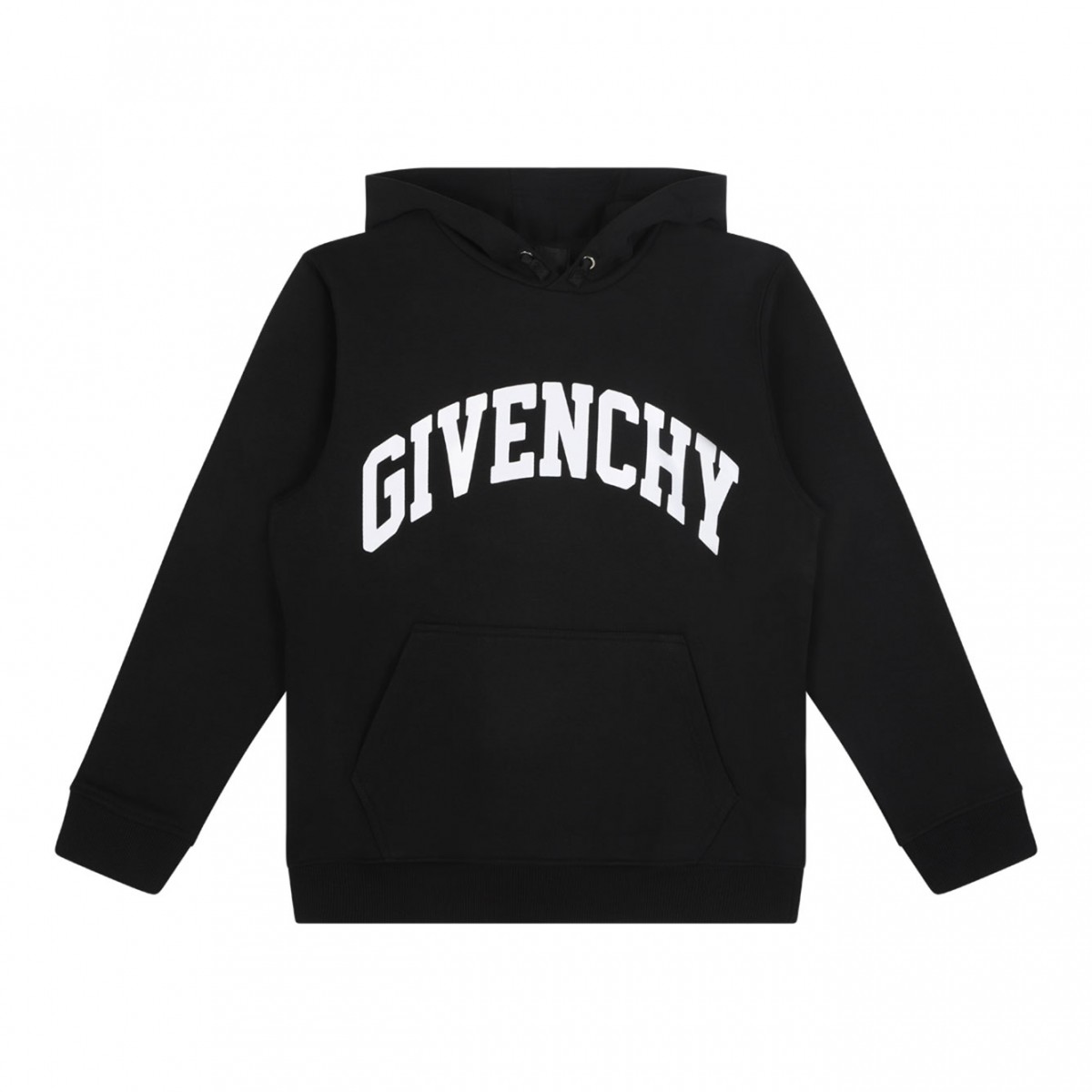 Black Lettering Logo Hoodie