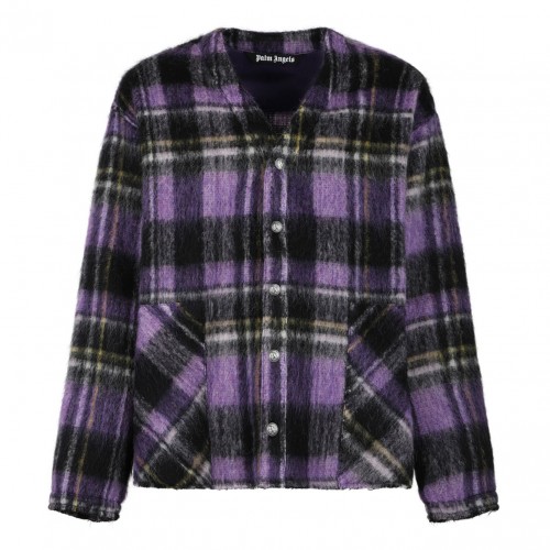 Plaid Check Cardigan