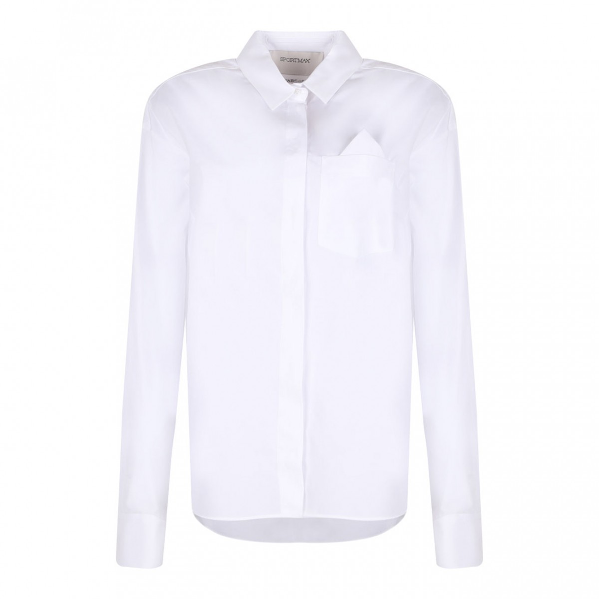 White Oversized Poplin Shirt