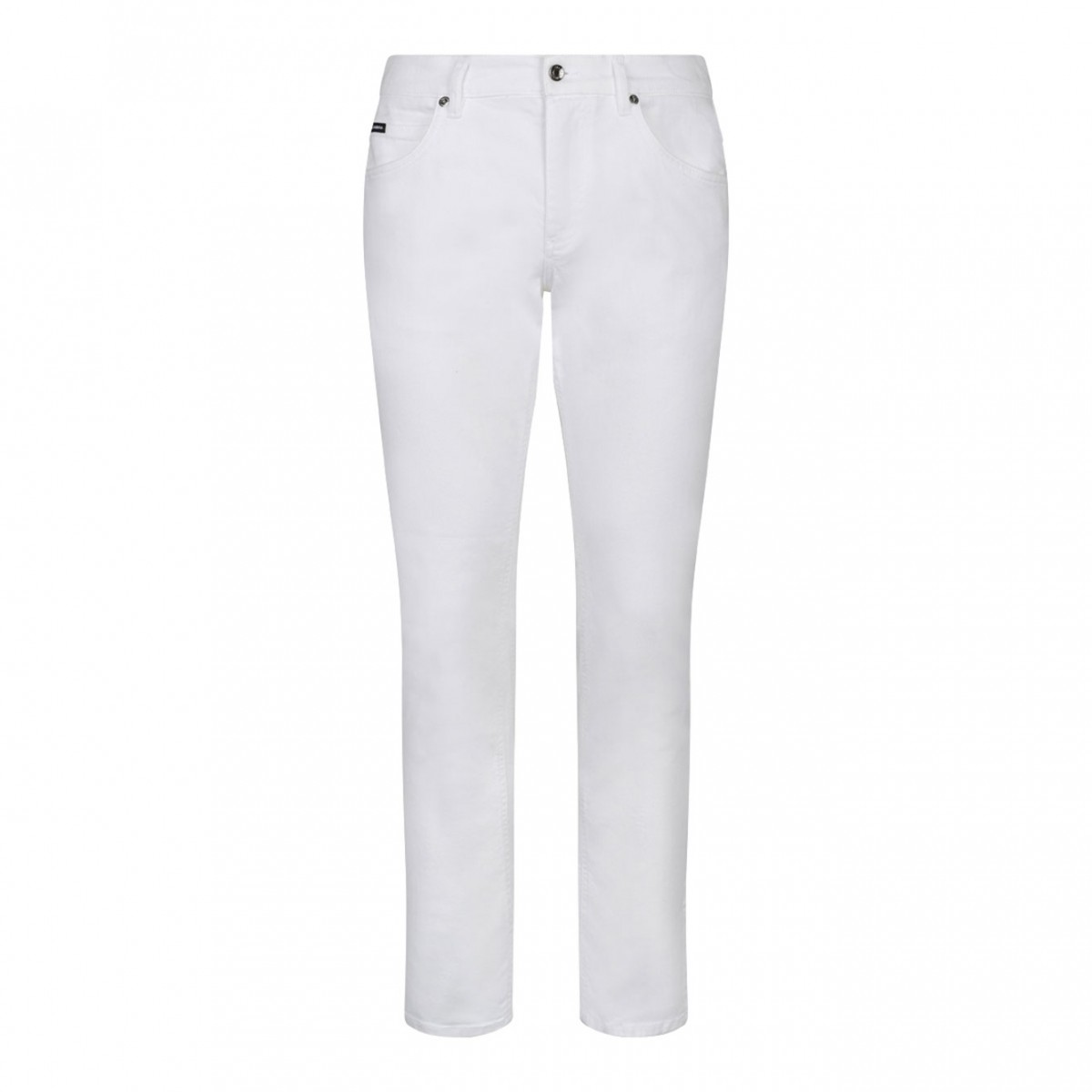 Dolce & Gabbana White Stretch Jeans