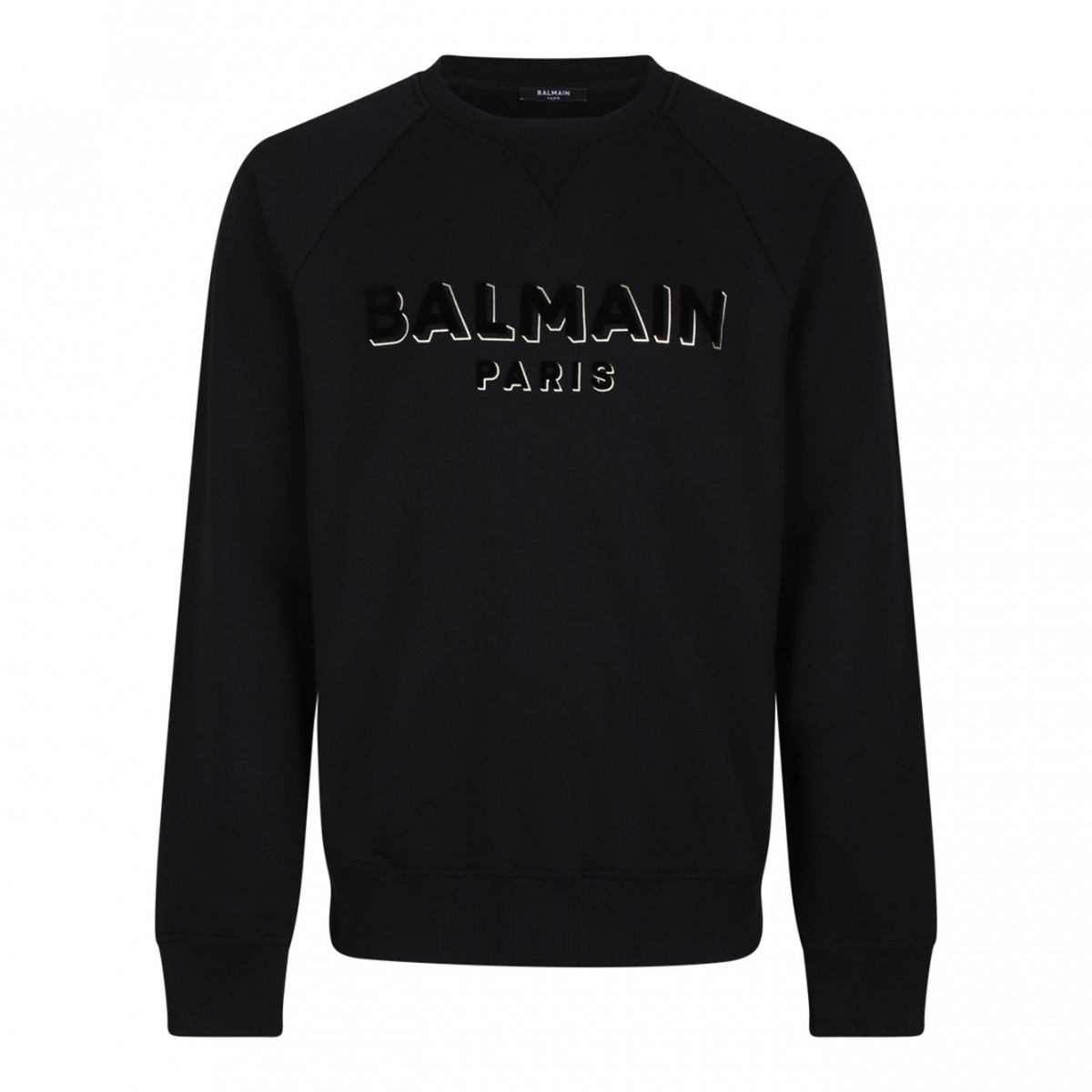 Black Logo Print Sweatshirt