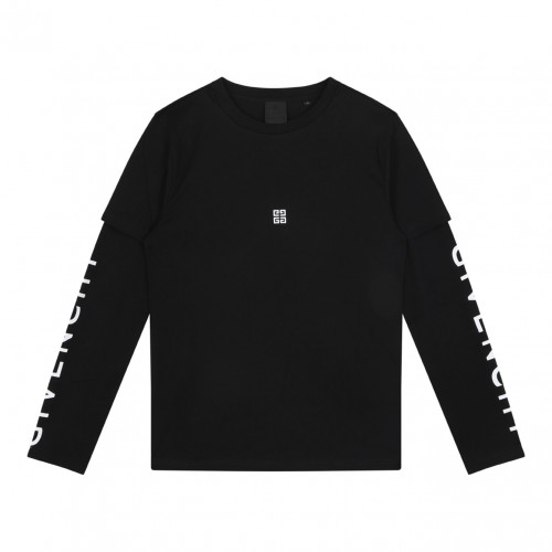 Black Long-Sleeved Logo...