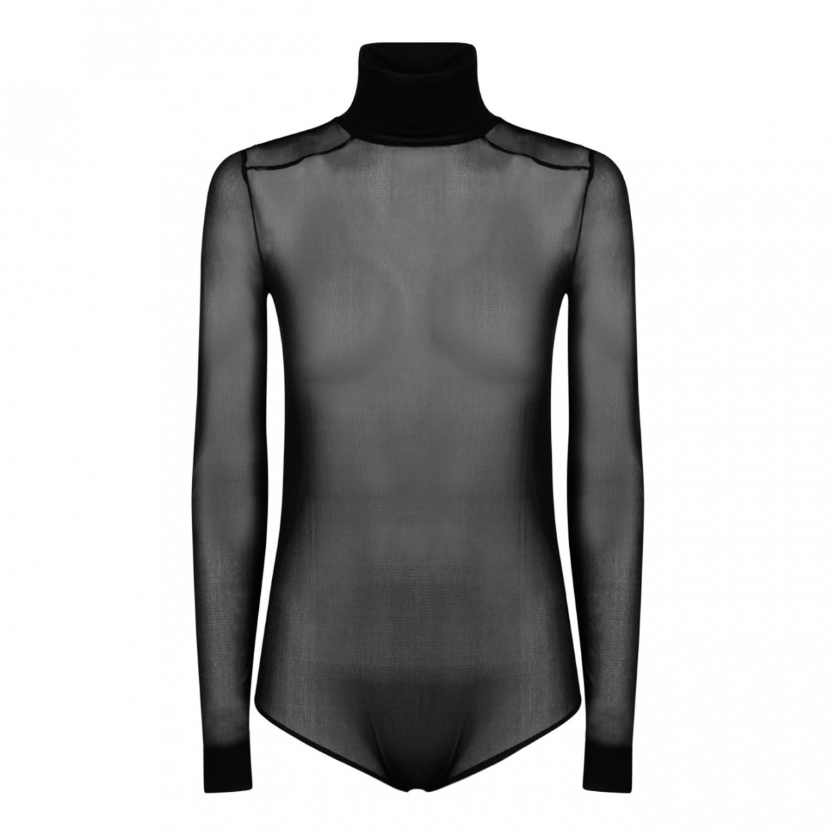 Black Turtleneck Bodysuit