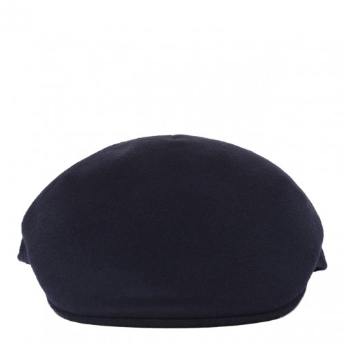 Dark Blue Flat Cap