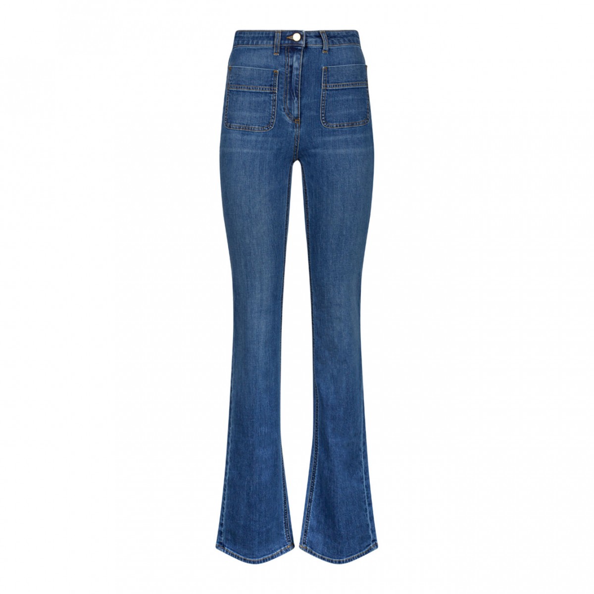 Elisabetta Franchi Regular-Waist Stretch Jeans