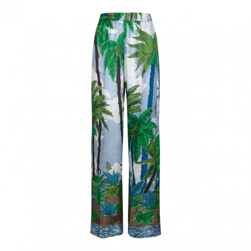 Graphic Print Trousers