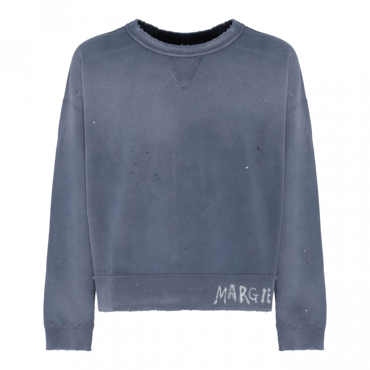 Navy Blue Handwritten Sweatshirt