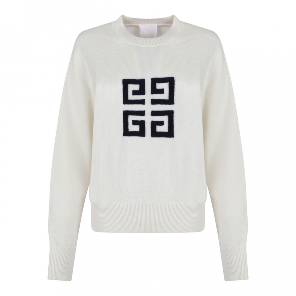 White 4G Sweater